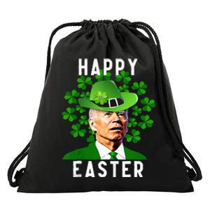 happy Joe Biden Easter Confused St Patricks Day Drawstring Bag