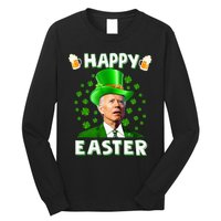 happy Joe Biden Easter Confused St Patricks Day Long Sleeve Shirt