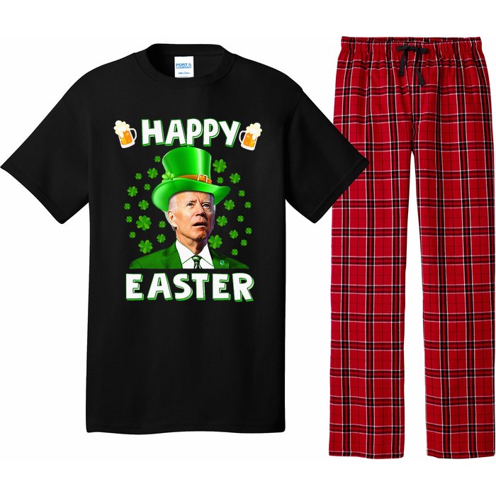 happy Joe Biden Easter Confused St Patricks Day Pajama Set