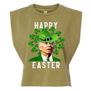 happy Joe Biden Easter Confused St Patricks Day Garment-Dyed Women's Muscle Tee