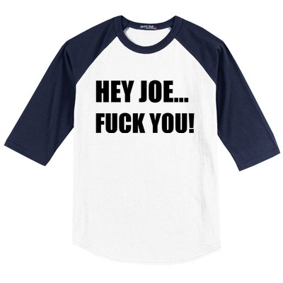 Hey Joe Biden Fuck You! Baseball Sleeve Shirt