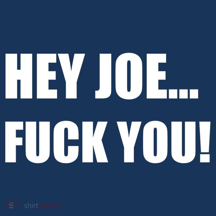 Hey Joe Biden Fuck You! Women's V-Neck T-Shirt