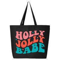 Holly Jolly Babe Retro Christmas 25L Jumbo Tote