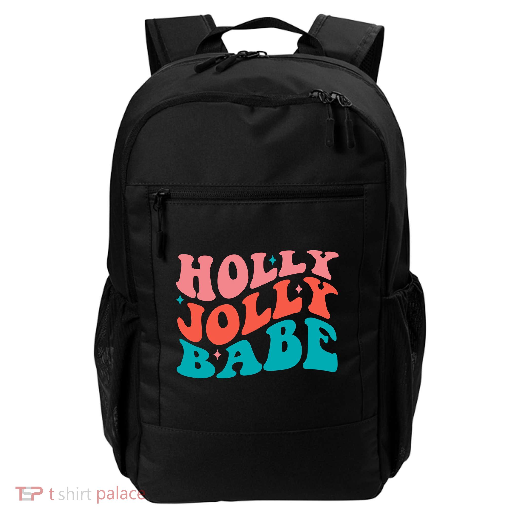 Holly Jolly Babe Daily Commute Backpack