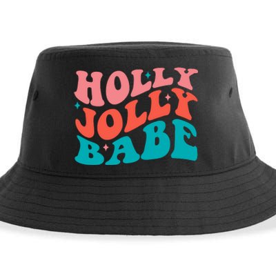 Holly Jolly Babe Sustainable Bucket Hat