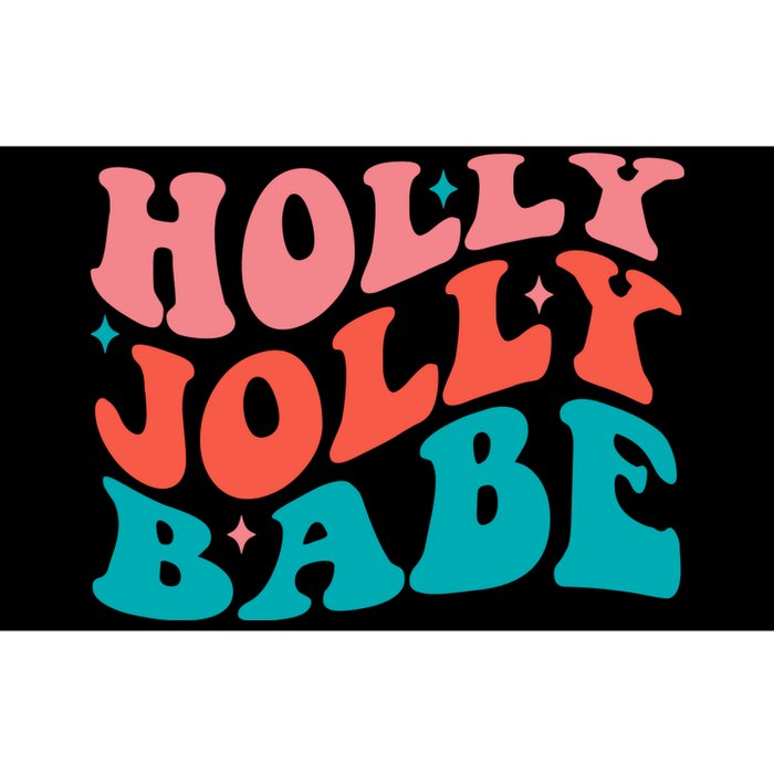 Holly Jolly Babe Bumper Sticker