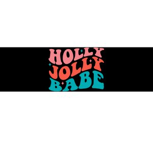 Holly Jolly Babe Bumper Sticker