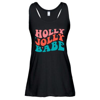 Holly Jolly Babe Ladies Essential Flowy Tank