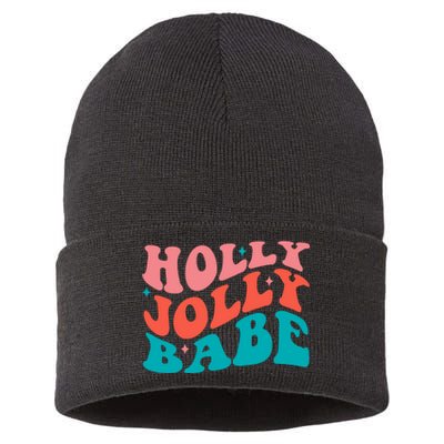 Holly Jolly Babe Sustainable Knit Beanie