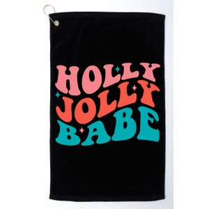 Holly Jolly Babe Platinum Collection Golf Towel