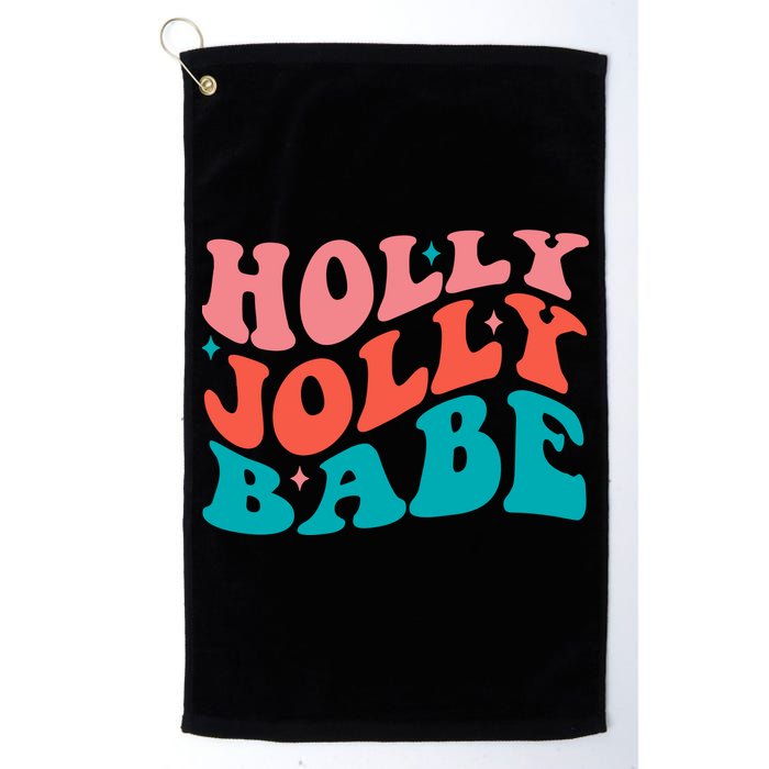 Holly Jolly Babe Golf Towel