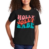 Holly Jolly Babe Kids T-Shirt