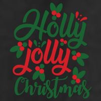 Holly Jolly Babe Festive Christmas Cheer 7 Panel Mesh Trucker Snapback Hat