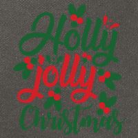 Holly Jolly Babe Festive Christmas Cheer Cotton Canvas Backpack
