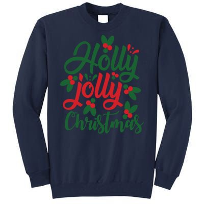 Holly Jolly Babe Festive Christmas Cheer Tall Sweatshirt