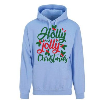 Holly Jolly Babe Festive Christmas Cheer Unisex Surf Hoodie