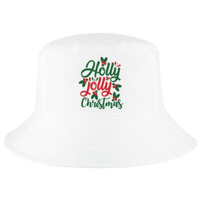 Holly Jolly Babe Festive Christmas Cheer Cool Comfort Performance Bucket Hat