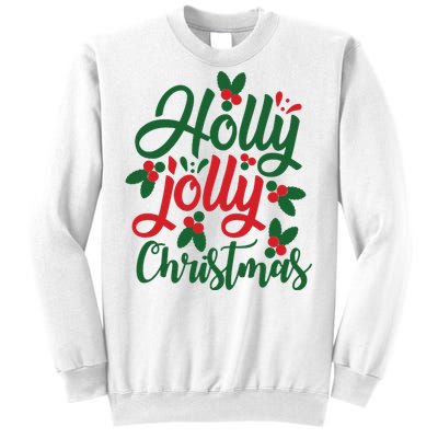 Holly Jolly Babe Festive Christmas Cheer Sweatshirt