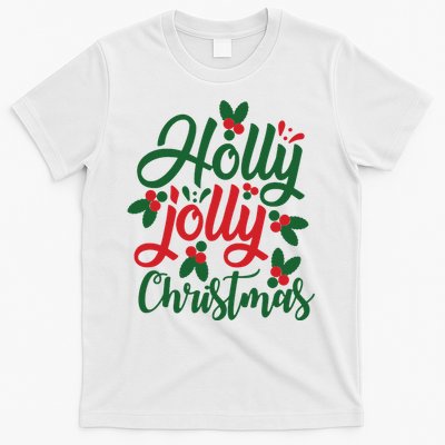 Holly Jolly Babe Festive Christmas Cheer T-Shirt