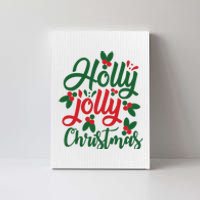 Holly Jolly Babe Festive Christmas Cheer Canvas