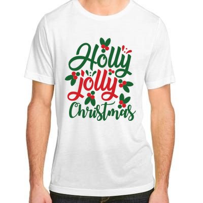 Holly Jolly Babe Festive Christmas Cheer Adult ChromaSoft Performance T-Shirt