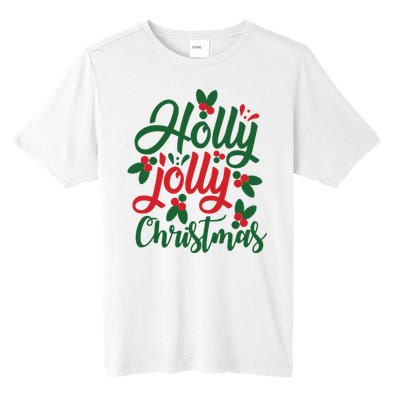 Holly Jolly Babe Festive Christmas Cheer Tall Fusion ChromaSoft Performance T-Shirt