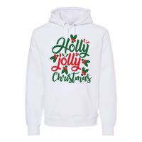 Holly Jolly Babe Festive Christmas Cheer Premium Hoodie