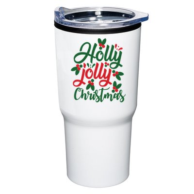 Holly Jolly Babe Festive Christmas Cheer Tumbler