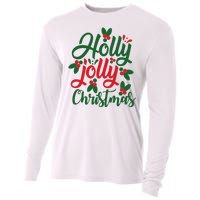 Holly Jolly Babe Festive Christmas Cheer Cooling Performance Long Sleeve Crew