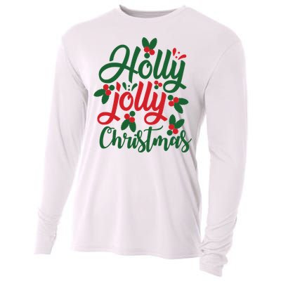 Holly Jolly Babe Festive Christmas Cheer Cooling Performance Long Sleeve Crew