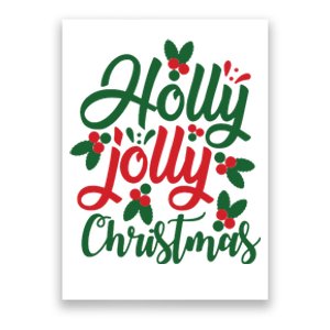 Holly Jolly Babe Festive Christmas Cheer Poster