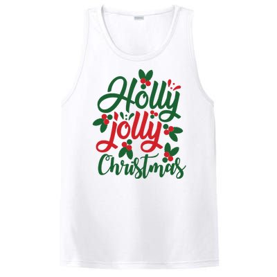 Holly Jolly Babe Festive Christmas Cheer PosiCharge Competitor Tank