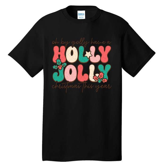 Holly Jolly Christmas Celebration Tall T-Shirt