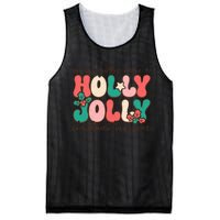 Holly Jolly Christmas Celebration Mesh Reversible Basketball Jersey Tank