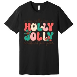 Holly Jolly Christmas Celebration Premium T-Shirt