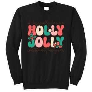 Holly Jolly Christmas Celebration Tall Sweatshirt