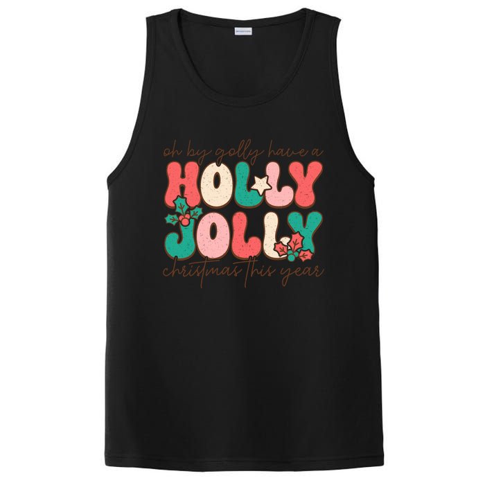 Holly Jolly Christmas Celebration PosiCharge Competitor Tank