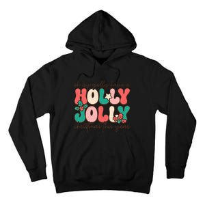 Holly Jolly Christmas Celebration Tall Hoodie