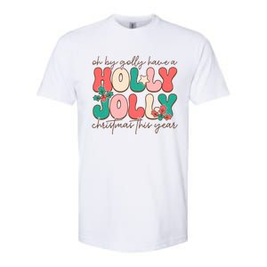 Holly Jolly Christmas Celebration Softstyle CVC T-Shirt