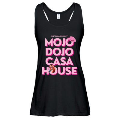 House Just Chilling In My Mojo Dojo Casa Ladies Essential Flowy Tank