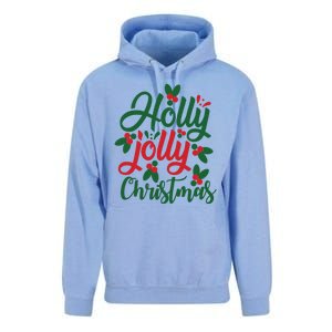 Holly Jolly Christmas Festive Gift Unisex Surf Hoodie