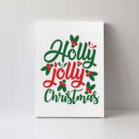 Holly Jolly Christmas Festive Gift Canvas