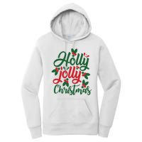 Holly Jolly Christmas Festive Gift Women's Pullover Hoodie