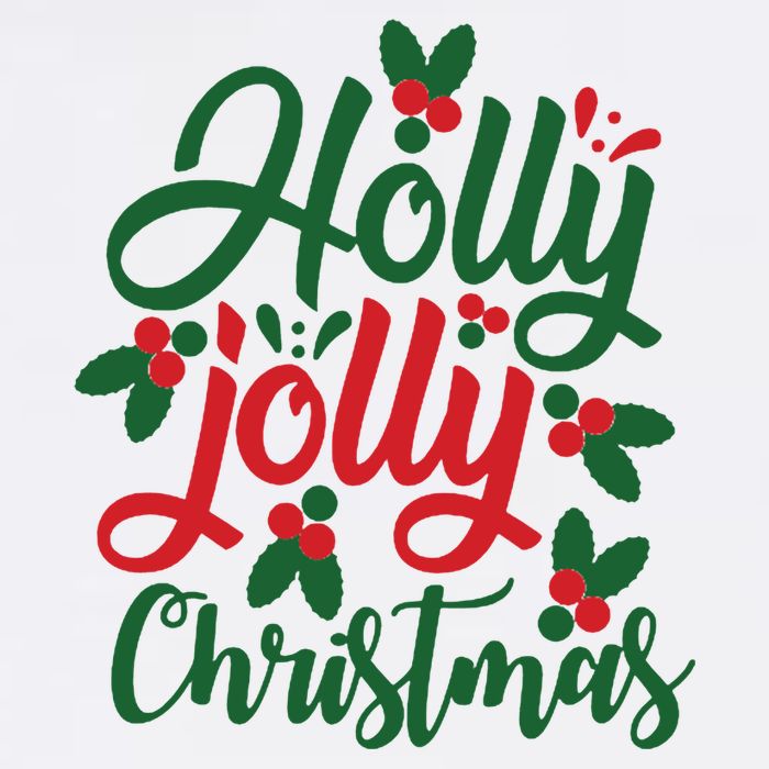 Holly Jolly Christmas Festive Gift Womens Tank Top