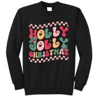 Holly Jolly Christmas Festive Graphic Sweatshirt