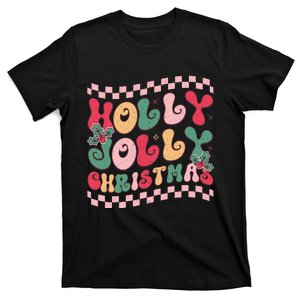 Holly Jolly Christmas Festive Graphic T-Shirt