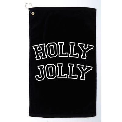 Holly Jolly Christmas Platinum Collection Golf Towel