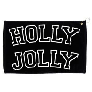 Holly Jolly Christmas Grommeted Golf Towel