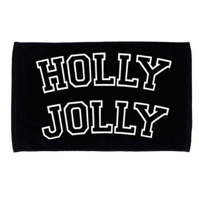 Holly Jolly Christmas Microfiber Hand Towel