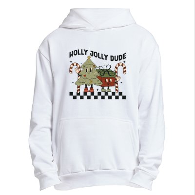 Holly Jolly Dude Christmas Dtf Transfer Ready To Press Direct To Film Urban Pullover Hoodie